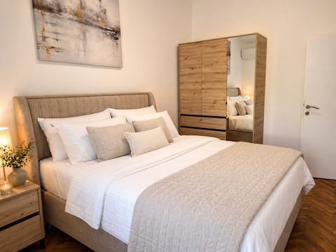 Top performing Airbnb: Stylish Renovated 2BR • Walk to Beach & Old Town in Budva Centar