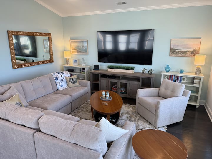 Topsail Waterfront Retreat | Panoramic Sunset View - Topsail Beach, NC