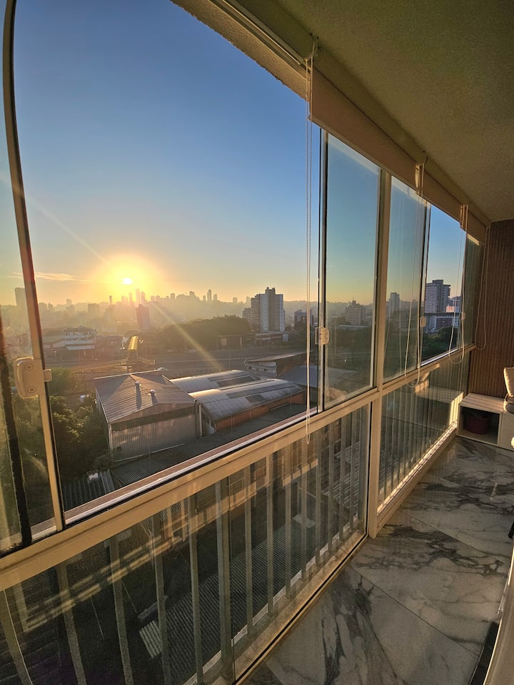 Tendrá esta vista al amanecer.