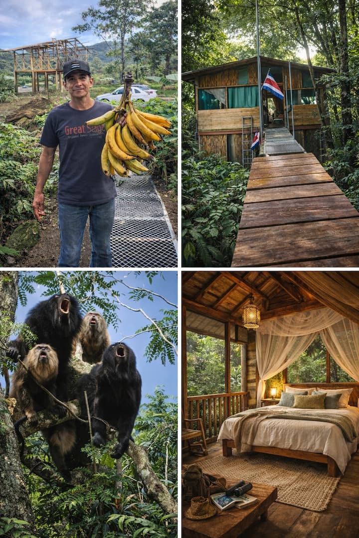 Jungle Treehouse At Base Of The Volcano Miravalles - Costa Rica