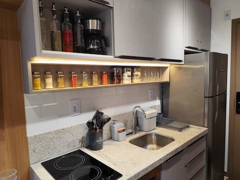 Top performing Airbnb: Sol Nascente Apartment Sea View Pituba with Balcony, Waterfront in Pituba
