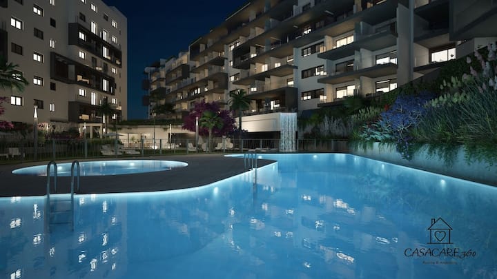 Appartement Sea Gardens Piscine Chauffée & Jacuzzi - La Zenia