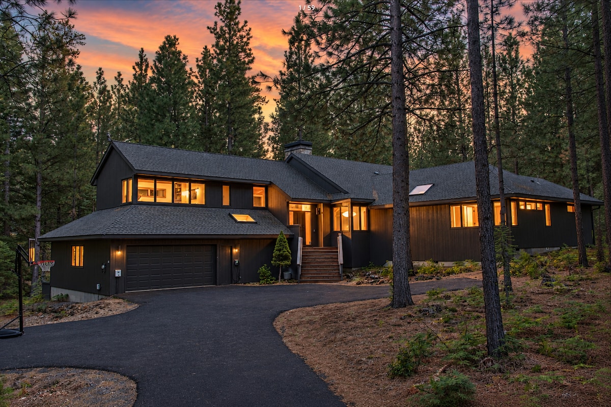 Butte Ranch Oregon Retraite de luxe de 5 chambres dans la forêt à Black Butte Ranch ...