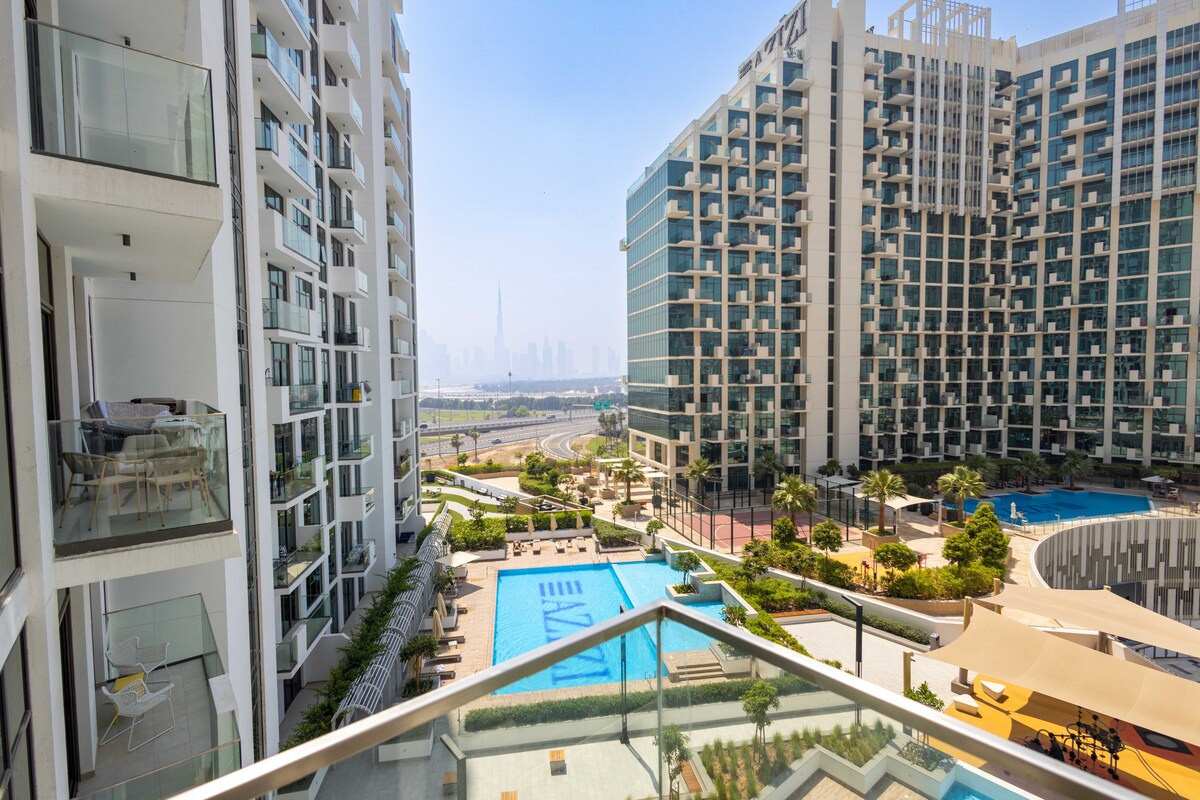 Modern 1-Bedroom Apartment |Azizi Fawad, Al Jaddaf - Apartments for ...