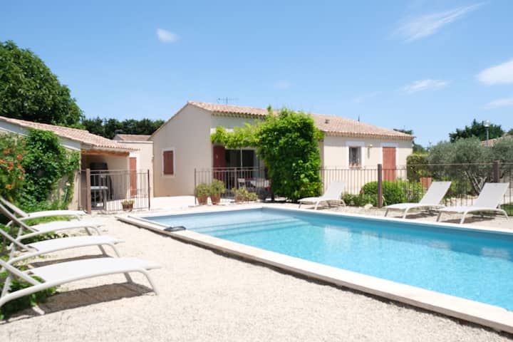 Villa Climatisée Piscine Clôturée Mouries Alpilles - Mouriès