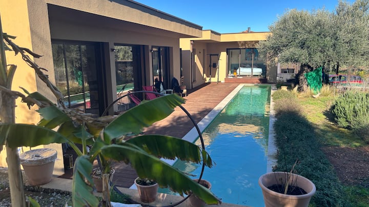 ÉCo-villa Vintage à La Chèvre D’or, Piscine&poules - Biot