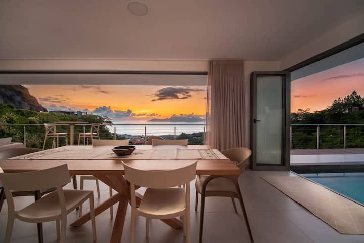 Villa 3 Ch. Avec Piscine, Vue Panoramique Moorea - Tahiti