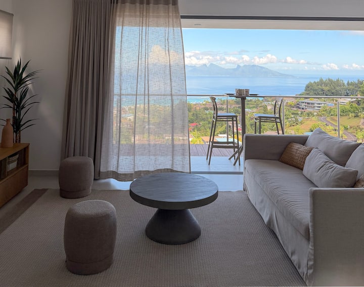 Villa 3 Ch. Avec Piscine, Vue Panoramique Moorea - Tahiti