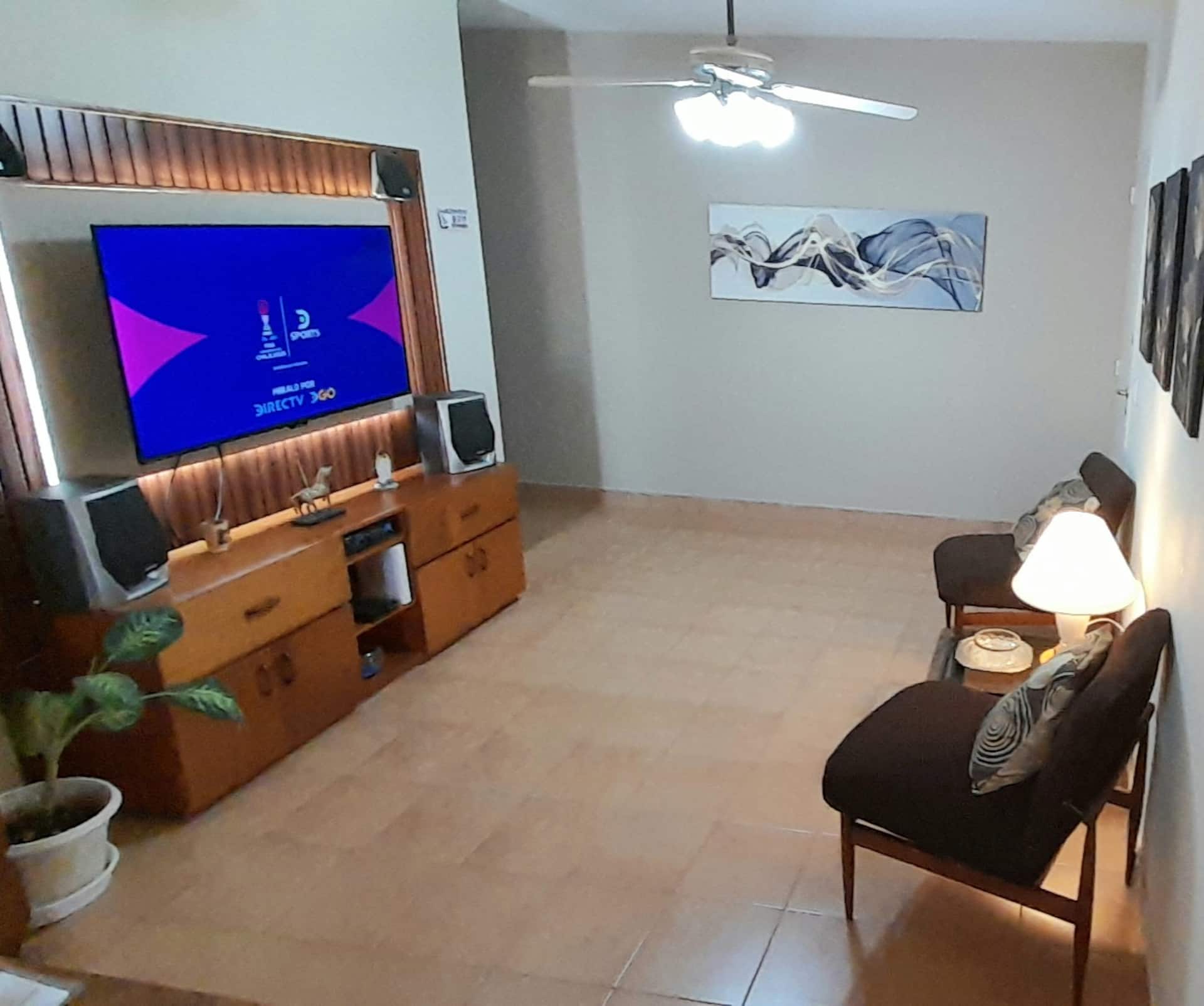 Furnished two-bedroom apartment in Colegiales