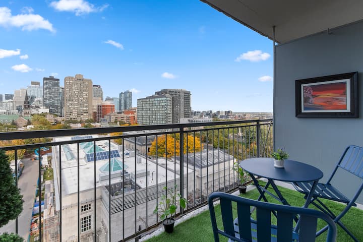 Fabulous 2br With Stunning Downtown Montreal View - Montréal, QC