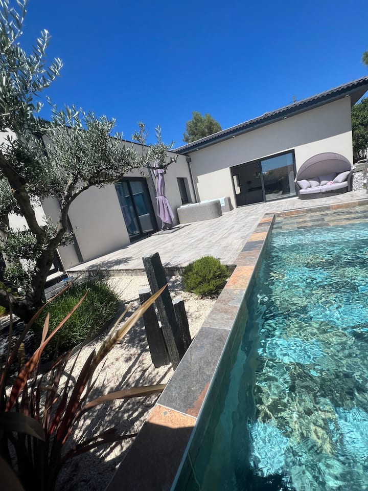 Villa Moderne Avec Piscine Au Calme - Alès