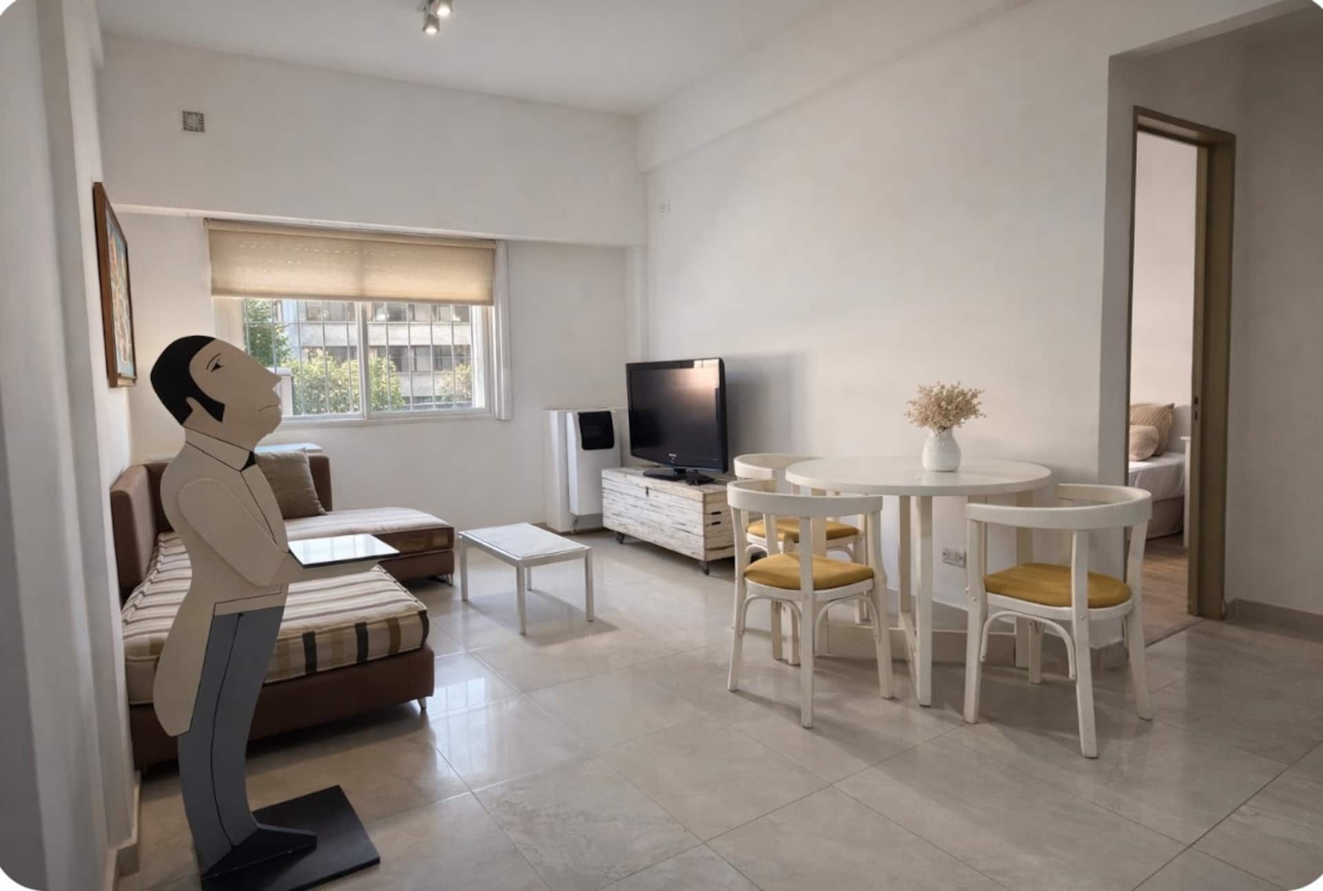 Apartamento térreo de 1 quarto em Barracas