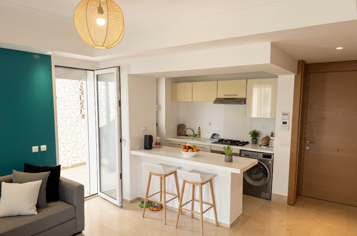 Rental unit in Casablanca  New  1 bedroom  1 bed  2 baths - image 4