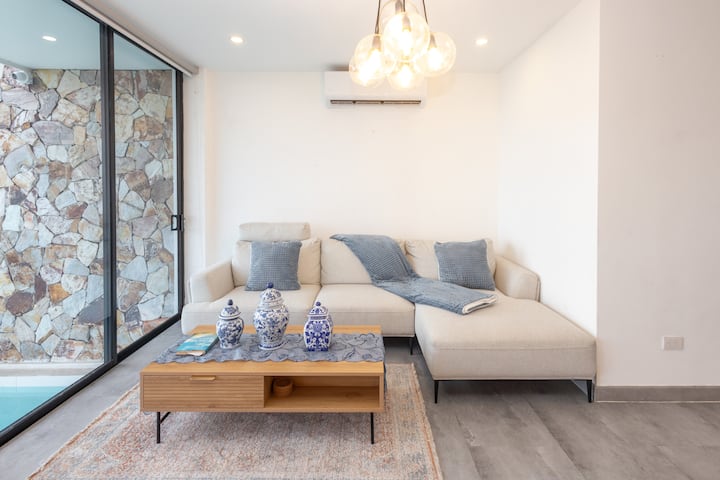 Ocean View Villa Canaria @Surf City+ac+wifi+pool - La Libertad