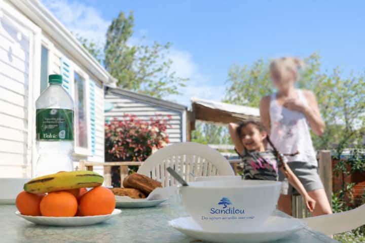 Mobilhome Brise Marine – Camping Avec Piscine - Sigean