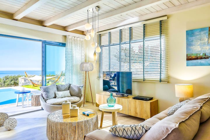 3' To Beach & Hersonissos / 2 Villas / 2 Pools - Koutouloufari