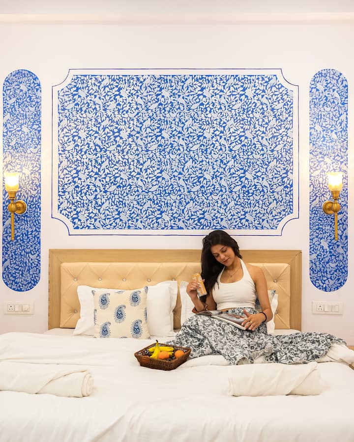 Artisan-painted 2bhk | Walk To Fatehsagar - Udaipur