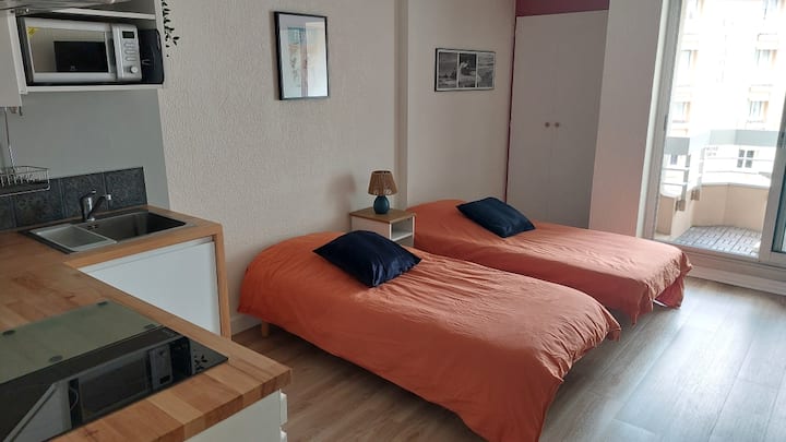 Biarritz Studio Grande Plage Avec Balcon - Biarritz