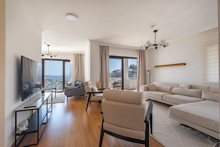 Muğla Bodrum Umurçada 4 Odalı Deniz Manzaralıvilla - بودروم
