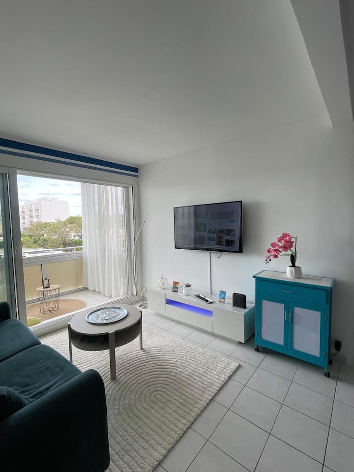 Grand T2 Rénové Plage à 2 Pas, Wifi Centre à 5 Min - La Franqui