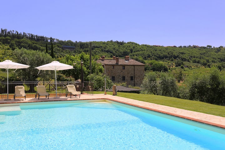 Casa In Agriturismo Con Piscina Godenano Di Mezzo - Radda in Chianti