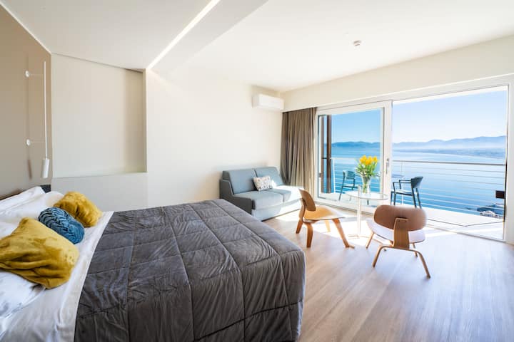 Suite Vue Mer & Piscine Infinity – Hôtel Belvédère - Castellammare del Golfo