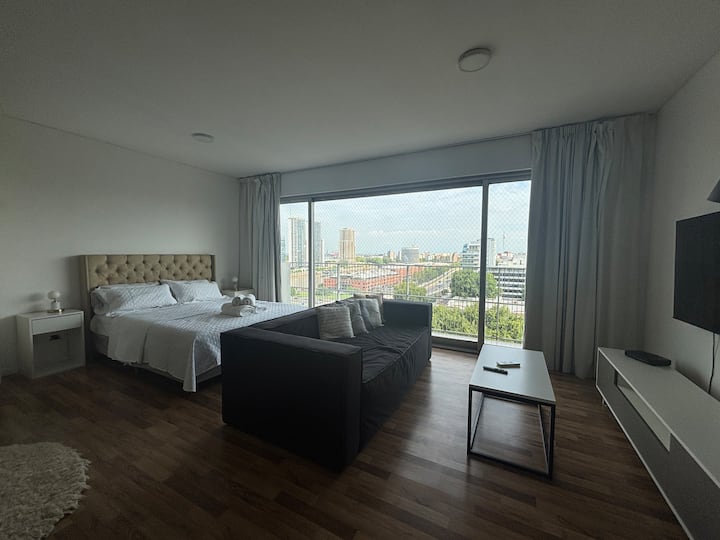 Apartamento em San Telmo com jacuzzi, piscina e sauna