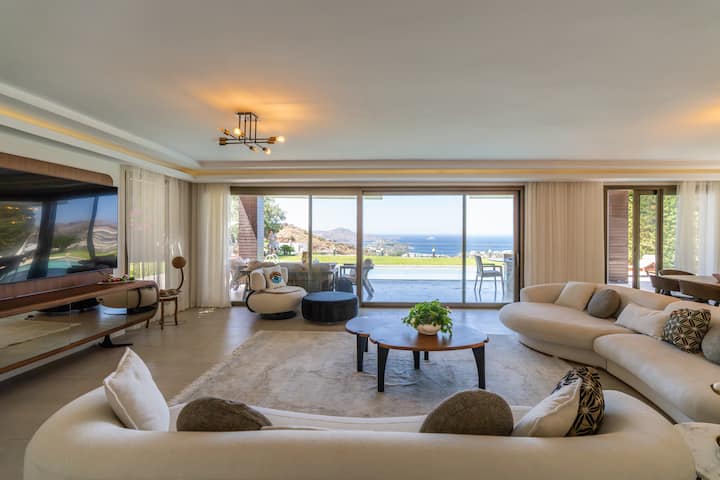 Bodrum/yalıkavak - 5bedrooms-sea View-private Pool - Yalıkavak