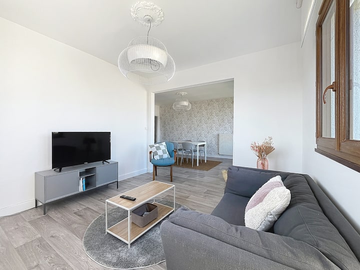 Vue Mer • Grand T3 Neuf 93m² • Parking • Centre - Bréville-sur-Mer