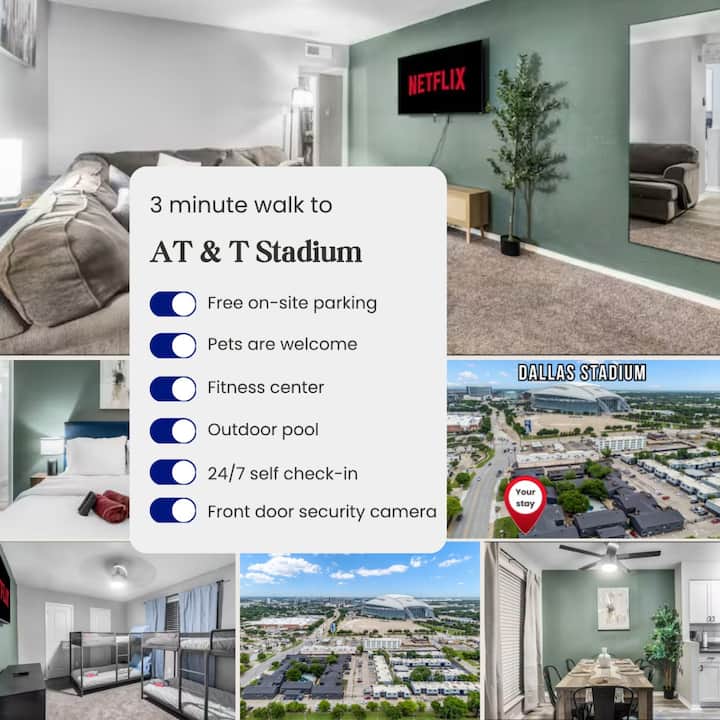 Arlington 3br | At&t, Globe Life, 6 Flags, Parking - Arlington, TX