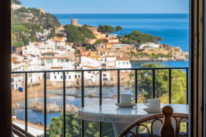 H-7 Appartment Avec Vues à La Mer Et Piscine - Palafrugell