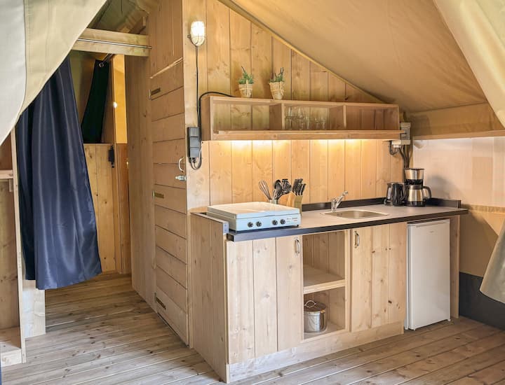 Camping San Lanaco - Tente Safari 4p Salle De Bain - Maastricht
