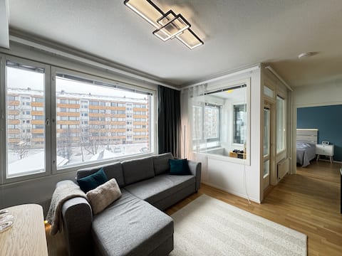 Top Airbnb: Modern two-room apartment within walking distance of the city center in Vaasa