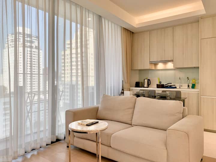 Modern Cozy Stay| Pool | Bts Nana&sukhumvit 17f135 - Bangkok