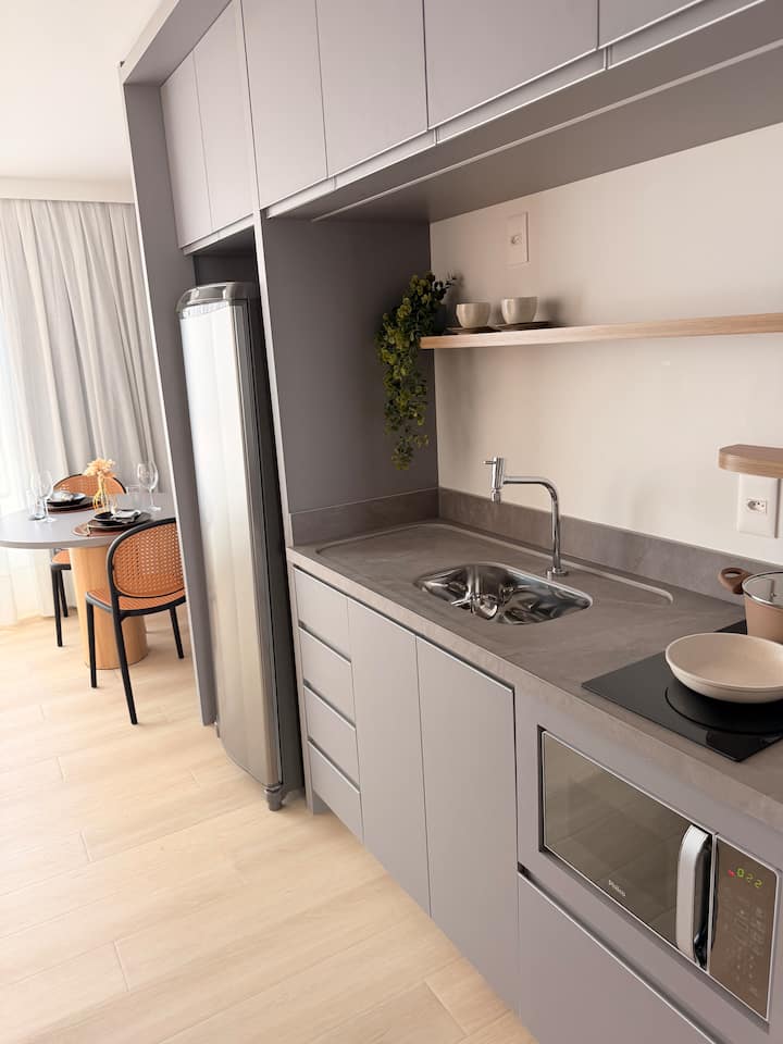Loft On 705 /Novo/ Cama Queen/ 3min A Pé Oktober - Blumenau