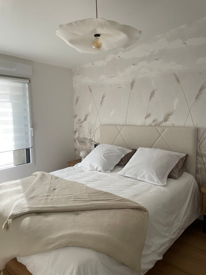 Lit queen size 160/200cm