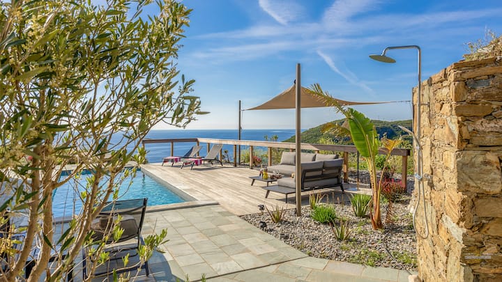 Villa A Roccia Avec Piscine Privée - Cap Corse