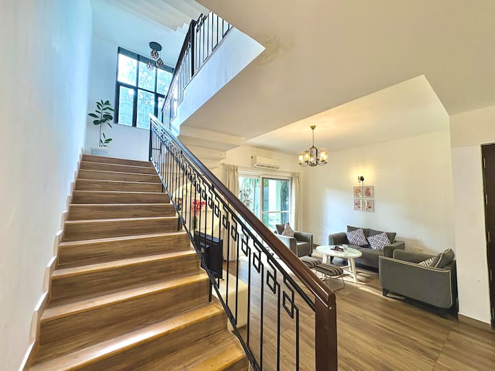Pinterest-Style Duplex Villa in Siolim