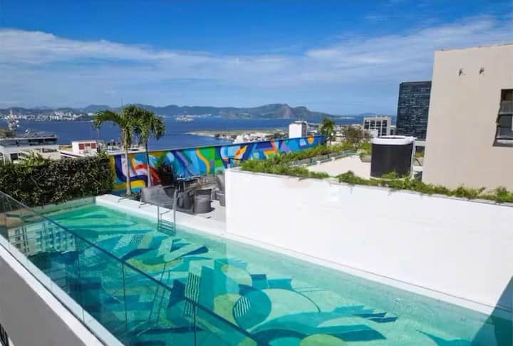 Super Novinho Studio+wifi+piscina Aquecida - Rio de Janeiro