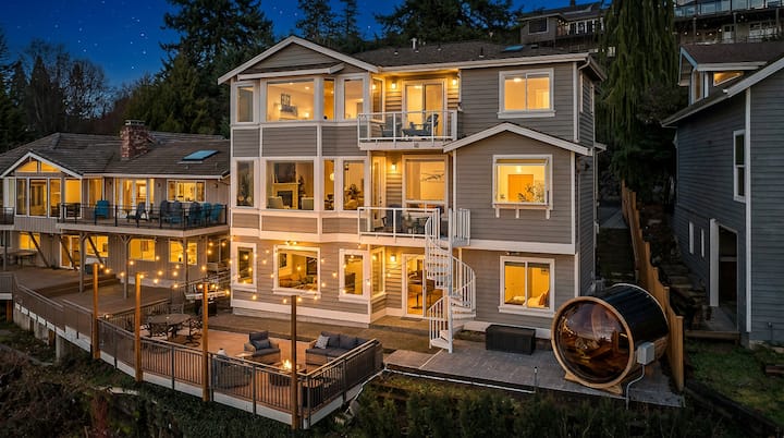 Luxe West Seattle~epic View~arcade/game Room~sauna - Seattle, WA