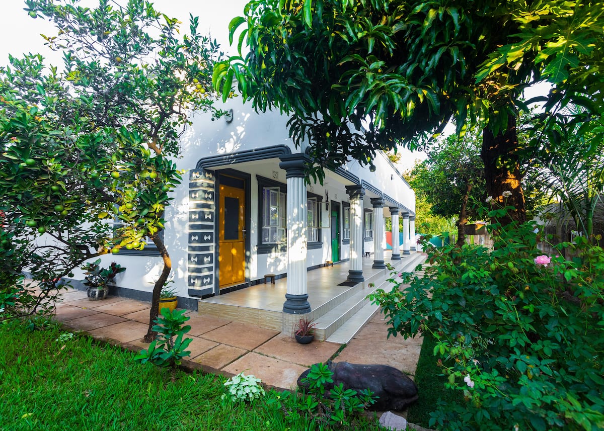 Garden setting at Rafiki Place