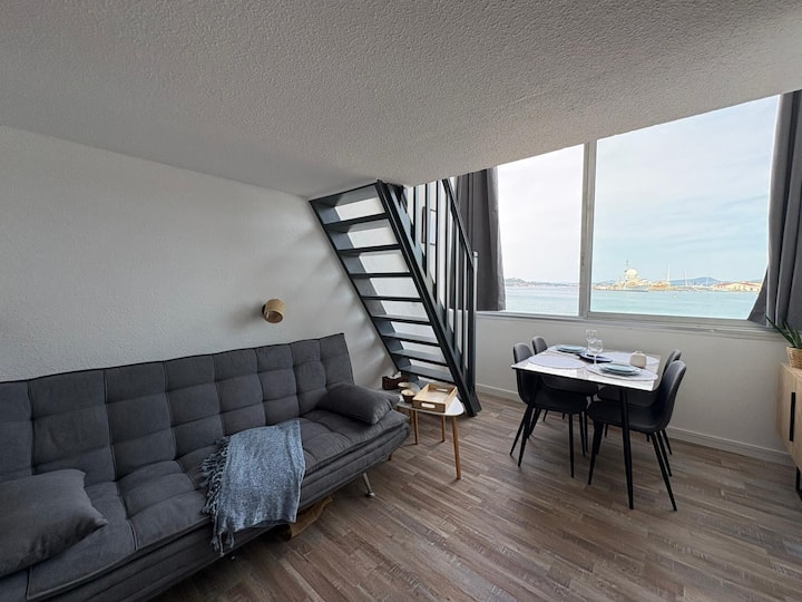 Duplex Rénové Vue Mer Exceptionnelle 4 Pers - Saint-Mandrier-sur-Mer