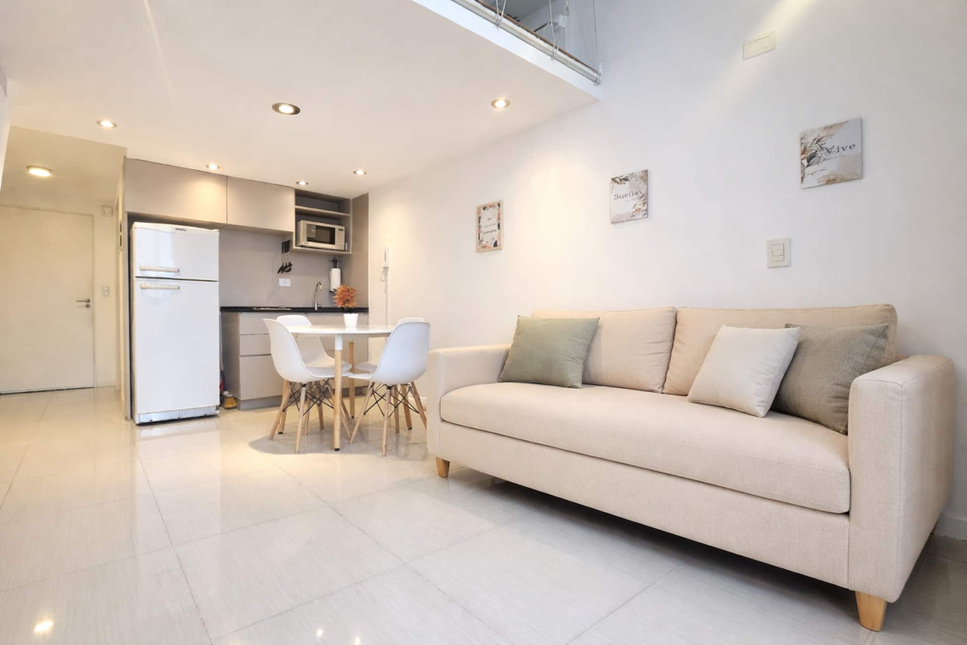 Loft estúdio com varanda em San Nicolás