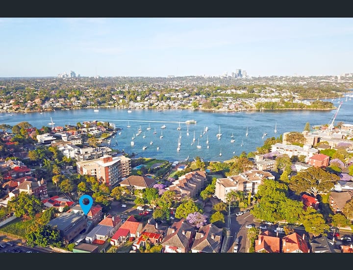 3br Drummoyne Harbour Life Apt | 10 Min Sydney Cbd - Hunters Hill