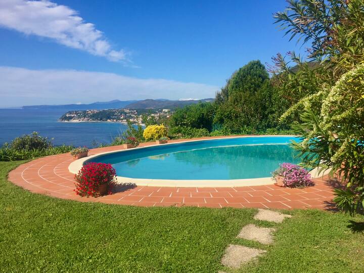 Villa Mare Con Piscina - Arenzano