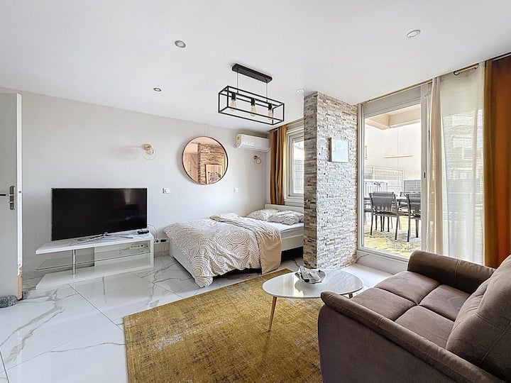 Studio Design•terrasse 30m² Vue Mer•clim - Canet-en-Roussillon