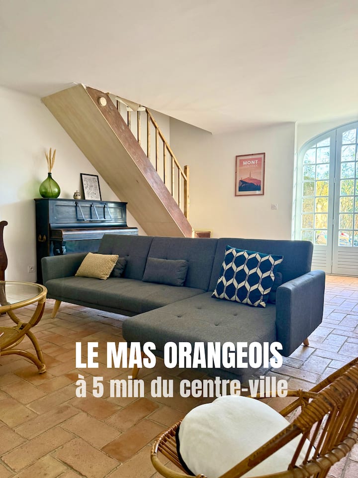Mas Avec Cour Ombragée Au Calme à 5 Min Du Centre - Orange