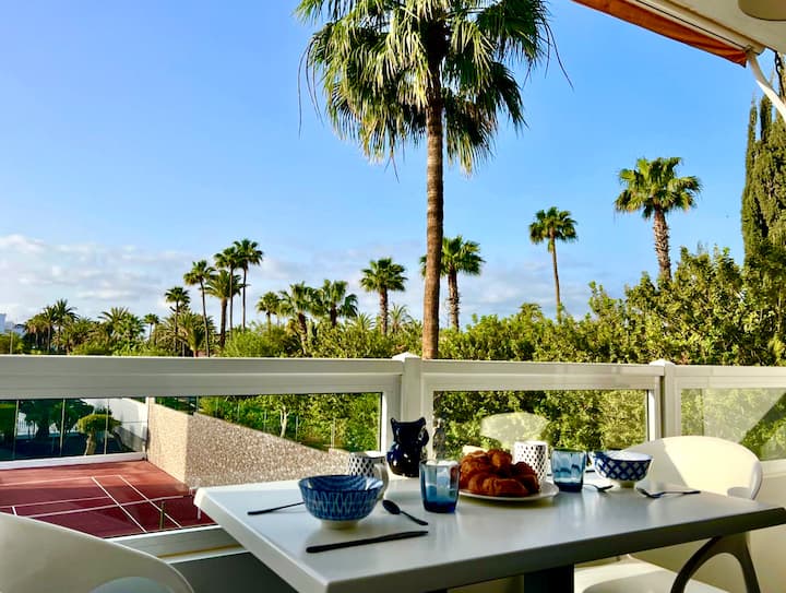 Appartement Vue Sur Palmiers Près Du Yumbo Et Cita - Playa del Inglés