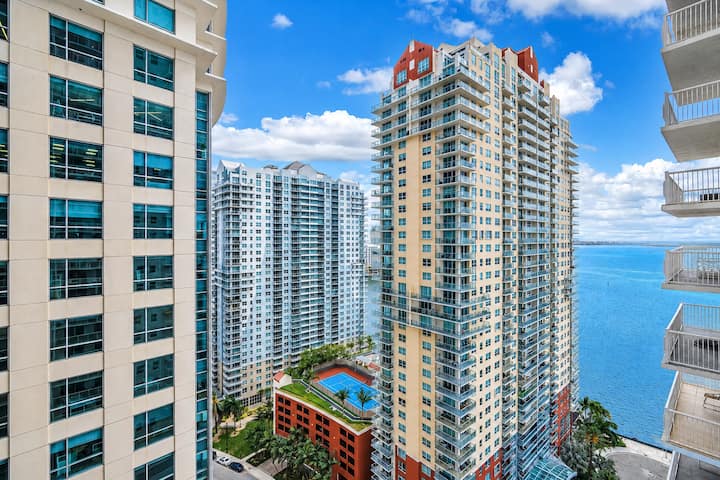 Brickell 1br Sleeps 5 High Floor Walk To All - Miami, FL
