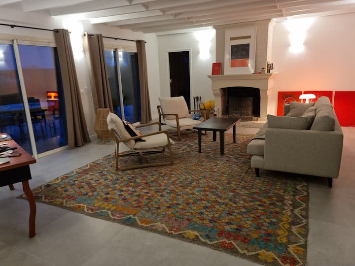 Grande Villa-vue Mer-piscine-10pers-6chbr-sdb-3,5h - Villers-sur-Mer